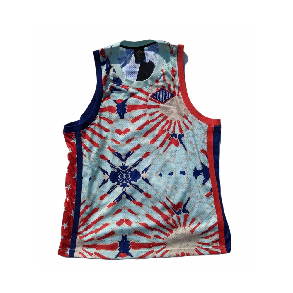 Nike Jordan DNA Basketball Jersey Tie Dye Tank Top Mens XL